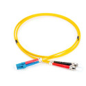 "DIGITUS LWL Patchkabel LC -> St 1.00m Singlemode Duplex OS2"