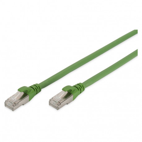 "DIGITUS CAT 6A S/FTP Patchkabel, PUR (TPU), 15m, grün"