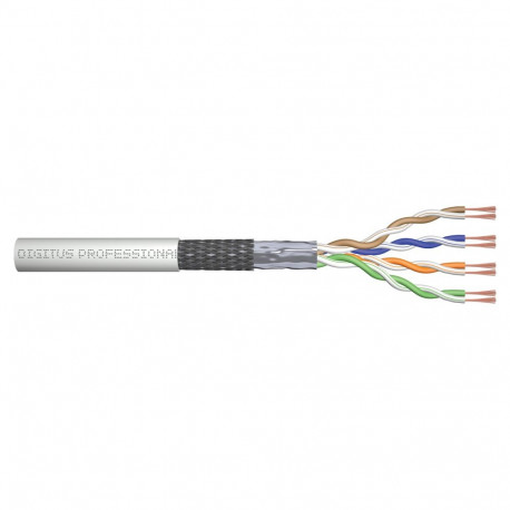 DIGITUS CAT 5e SF/UTP Twisted Pair toor-võrgukaabel, 305m, hall