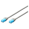 "DIGITUS Patchkabel RJ45 U/UTP Cat5e 20.00m grau"