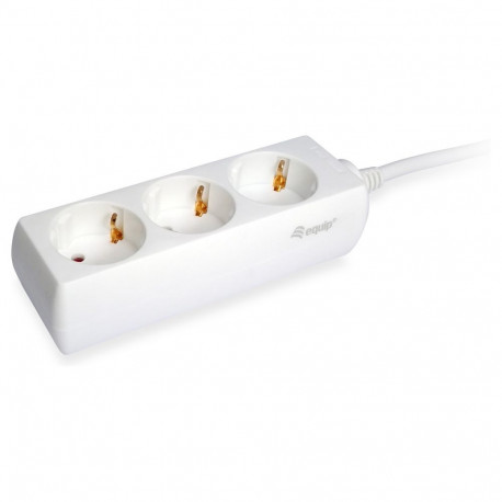 "Equip Steckdosenleiste 3-fach Schuko 1.5m Kabel"