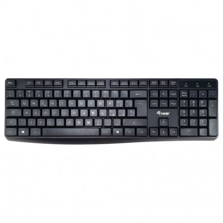Equip juhtmega USB klaviatuur, must, itaalia