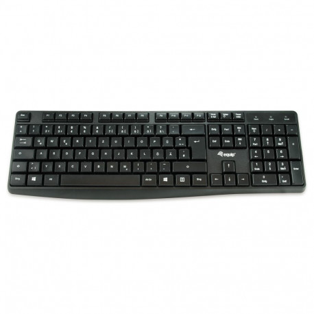 "Equip Kabelgebundene USB Keyboard schwarz. deutsch"