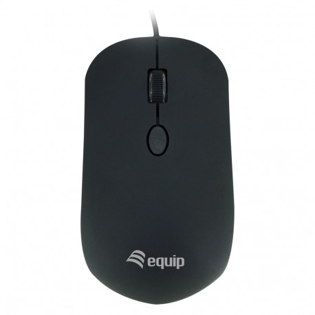 Equip mugav mõlemakäeline USB optiline hiir 1.8m must