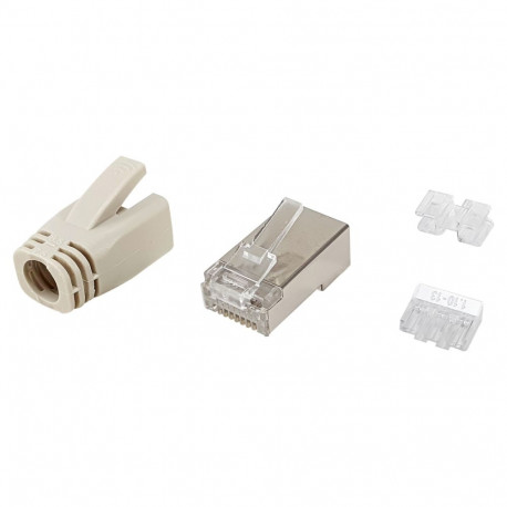 "Equip Steckverbinder Cat6A RJ45 100er Set UTP geschirmt"
