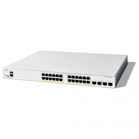 Cisco G-lüliti 24+4P Catalyst 1300-24FP-4X PoE+ SFP+ M RM