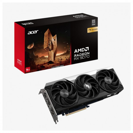 Acer Nitro Radeon RX 9070 16GB OC GDDR6 3 ventilaatoriga