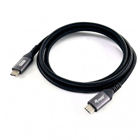 Equip USB-C 4.0 -> C 2.00m 5A 8K/60Hz must kaabel