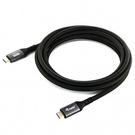 Equip USB-C 4.0 -> C St/St 2.00m 5A 4K/60Hz must kaabel