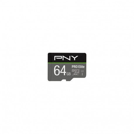 PNY PRO Elite MicroXC 64GB mälukaart 100MB/s + adapter