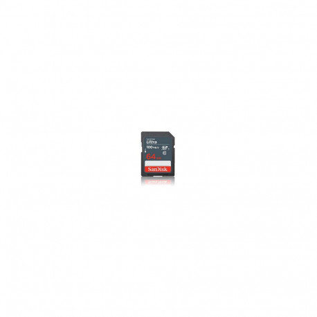 Sandisk mälukaart Ultra 64GB SDXC Klasse 10 UHS-I 100MB/s Class 1 (U1)