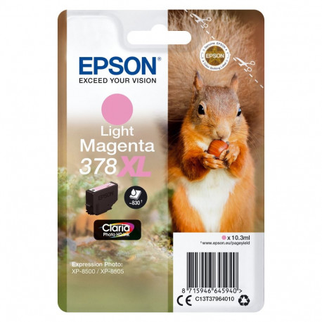 "Epson Tinte 378XL C13T37964010 Hellmagenta bis zu 830 Seiten"