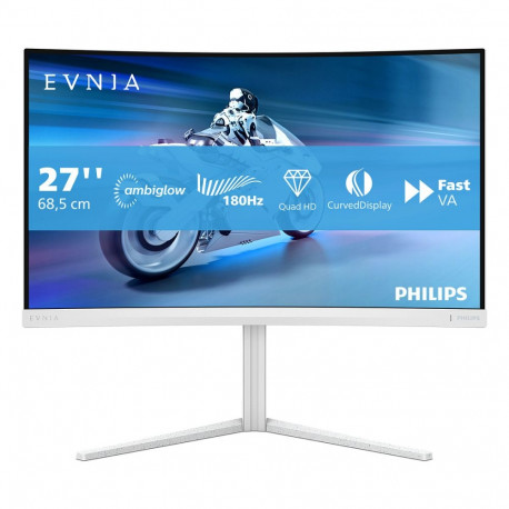 Philips 68.5cm (27.0") 27M2C5501 16:09 2xHDMI+DP nõgus valge
