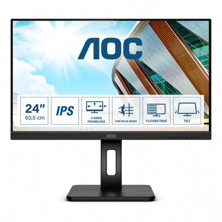 "AOC 60.5cm (23.8"") Q24P2Q 16:09 HDMI+DP+USB IPS black Lif"