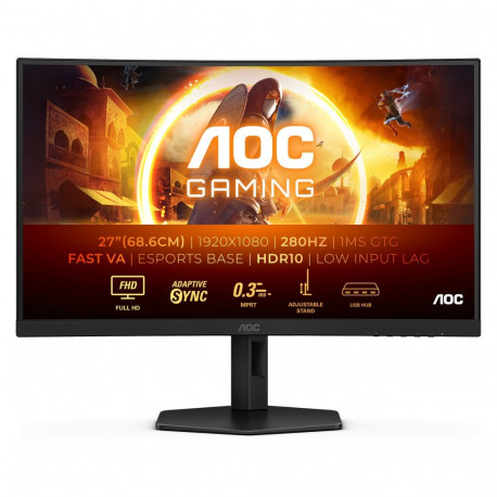 "AOC 68,6cm (27"") C27G4ZXU 16:09 2xHDMI+DP+USB Curved bl/gr"