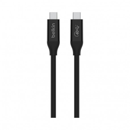 "Belkin USB4 Kabel, USB-C/USB-C, 40 Gbit/s, 100W, 0.8m, schwarz"