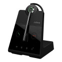 "Jabra Engage 65 SE Convertible Headset with earhook Base Power supply 1.5m USB-C to USB-A Cable Des