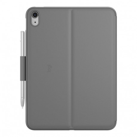 "Logitech Slim Folio Bluetooth Tastatur und Schutzhülle iPad 10. 11. Generation grey QWERTZ DE"