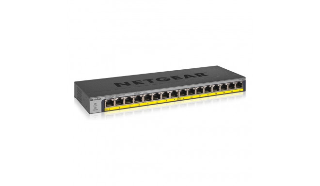"16P Netgear GS116LP PoE+"