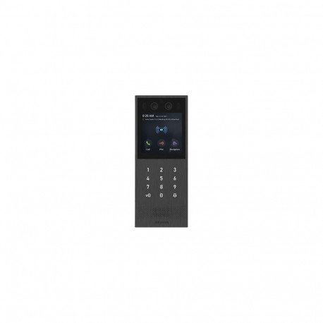 "Video-TFE X912S Kit On-Wall, big touch screen, card reader, black"