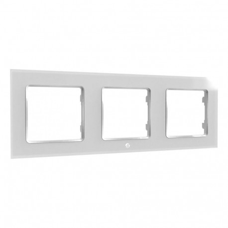 "Shelly Accessories ""Wall Frame 3"" Wandtaster Rahmen 3-fach Weiß"