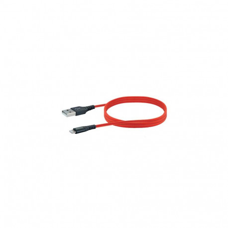 Schwaiger LPRO410 501 mobile phone cable Red 1.2 m USB A Lightning