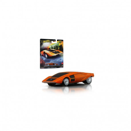 Hot Wheels Premium Car Culture Hammer Drop Lancia Stratos Zero 1:64 Scale Collectible Toy Vehicle