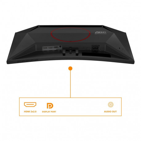 LCD Monitor|AOC|23.6 "|1920 x 1080 pixels|Full HD|Native aspect ratio 16:9|LED|Curved|C24G42E