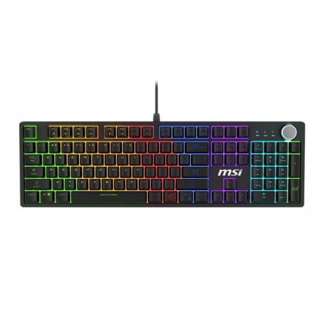 KEYBOARD GAMING BLACK US/FORGE GK310 RED MSI