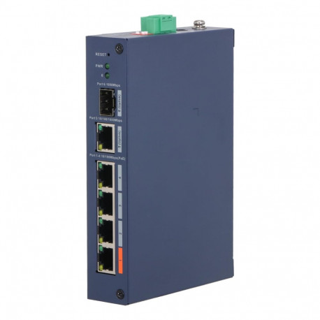 Switch|DAHUA|Switch type Managed|Switch layer L2|Form factor Desktop|4xRJ-45 ports|RJ-45 Ports Type 