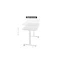 Adjustable Height Table Up Up Frigg White