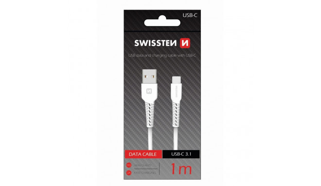 Swissten Basic Universal Quick Charge USB-C Data and Charging Cable 1m