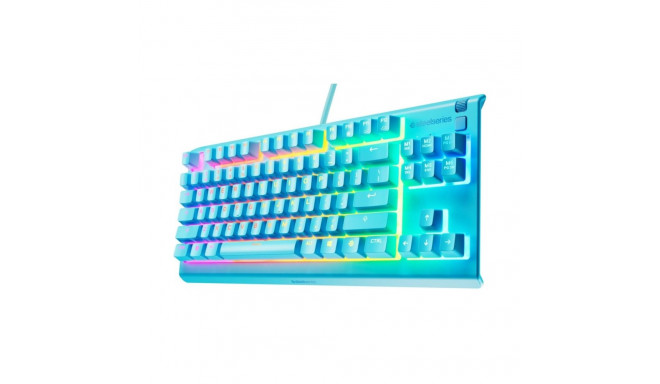 KEYBOARD STEELSERIES APEX3 TKL AQUA