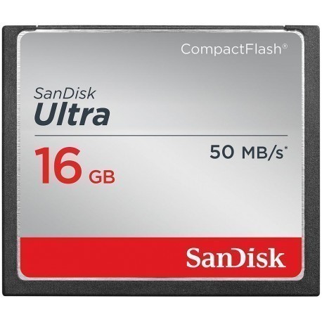 SanDisk atmiņas karte CF 16GB Ultra 50MB/s