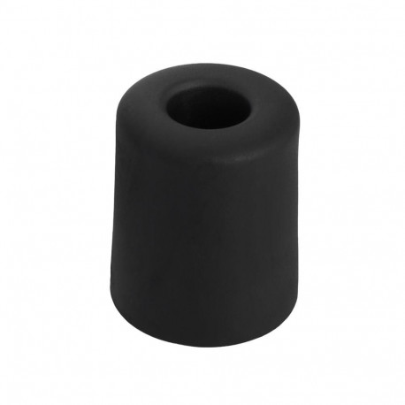 DOOR STOP 35N 30X35MM BLACK 1PCS