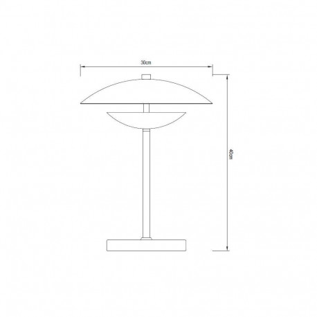 TABLE LAMP AURAS 13W LED BLACK