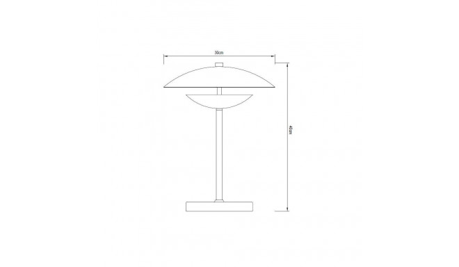 TABLE LAMP AURAS 13W LED BLACK