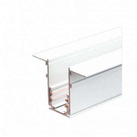 RECESSED MAGNETIC RAIL 2M 48V WHITE