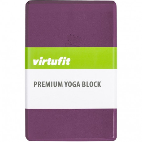 Joogaplokk VirtuFit Premium lilla 23 x 15 x 10 cm