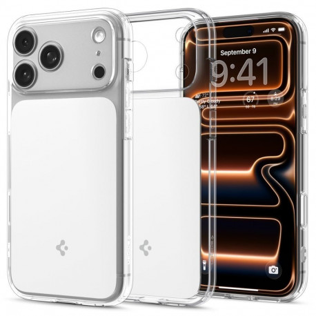 Kaitseümbris Ultra Hybrid T (MagFit), Apple iPhone 17 Pro, valge / läbipaistev, MagSafe ühilduv, kaa