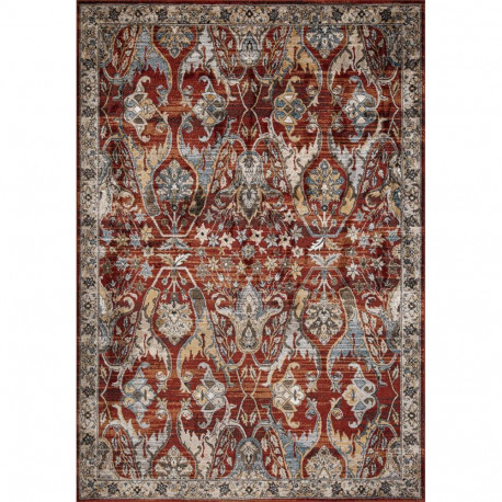 Carpet DARLY-5, 133x190cm, red/beige
