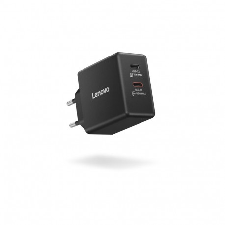 Lenovo laadija kahe USB-C-pordiga GaN 65W