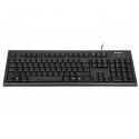 A4Tech keyboard KR-85 US, black