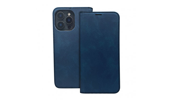 Smart Suede case for iPhone 17 6,3" navy blue