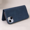Smart Suede case for iPhone 17 6,3" navy blue