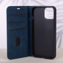 Smart Suede case for iPhone 17 6,3" navy blue