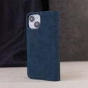 Smart Suede case for iPhone 16e / 17e navy blue
