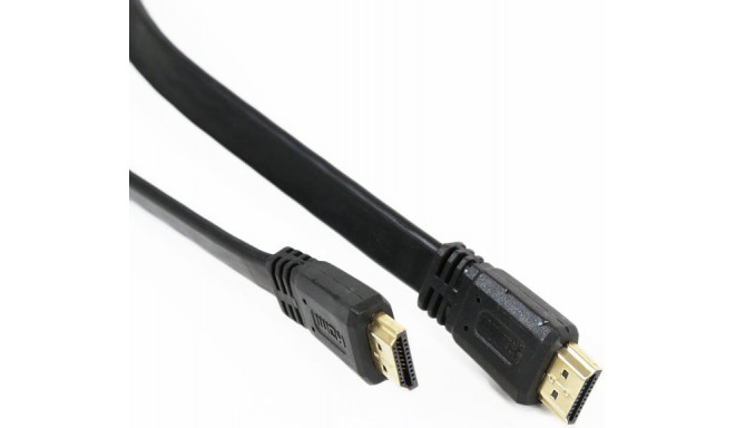 Omega kabelis HDMI 1.5m plakans (41847)