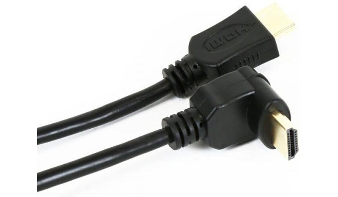 Omega кабель HDMI 1,5м угловой (41855)