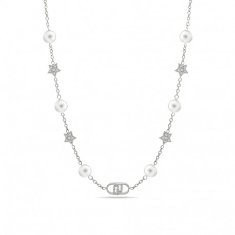 Naiste Kaelakee LIU JO LJ2633 Hõbedane